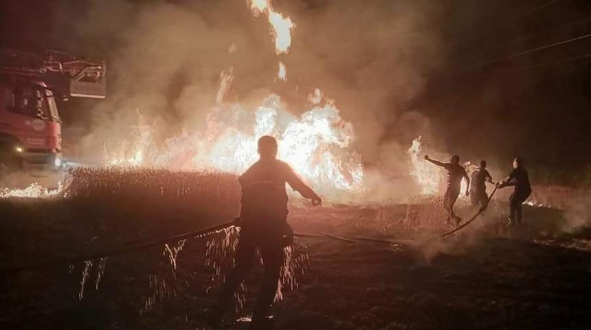 Kütahya'da korkutan yangın! 8 dekarlık alan küle döndü