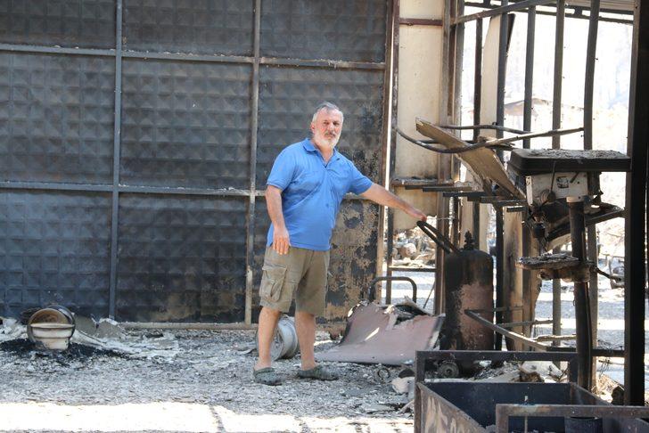 Manavgat yangınında alevlerin arasında kalan safari işletmesi sahibi ölümden döndü! G1