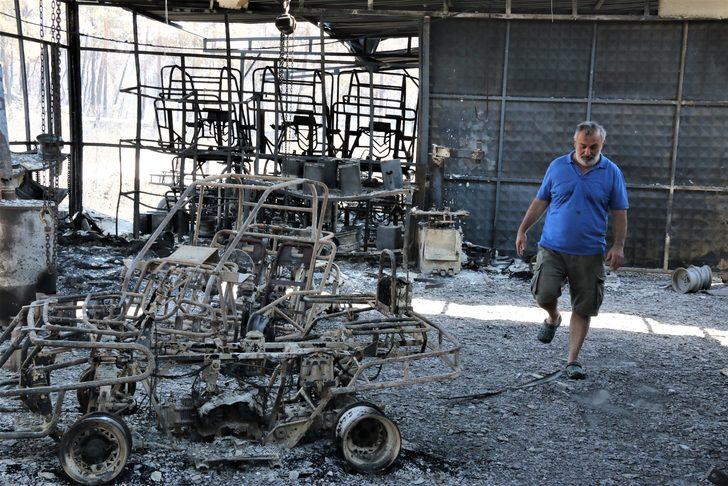 Manavgat yangınında alevlerin arasında kalan safari işletmesi sahibi ölümden döndü! G2