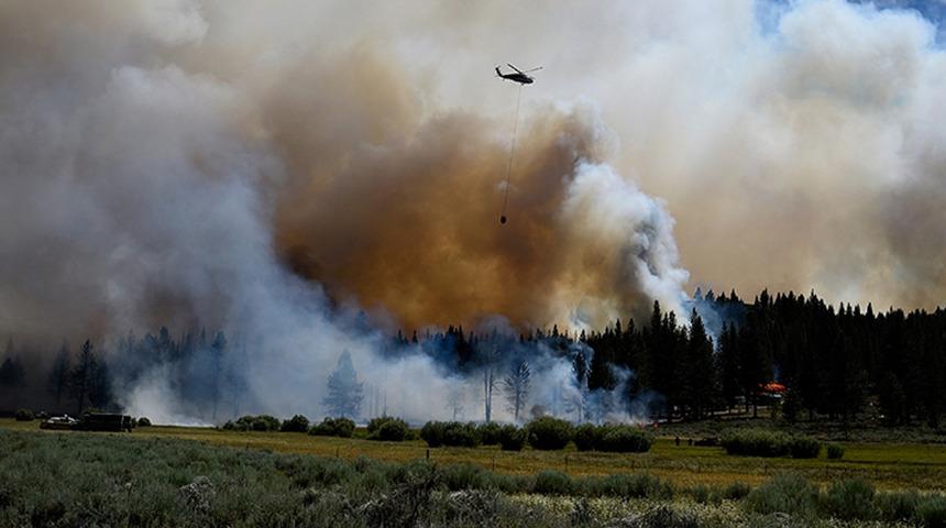 ABD'deki orman yangınlarında New York, Los Angeles ve Chicago kentlerinin toplamı büyüklüğünde alan yandı