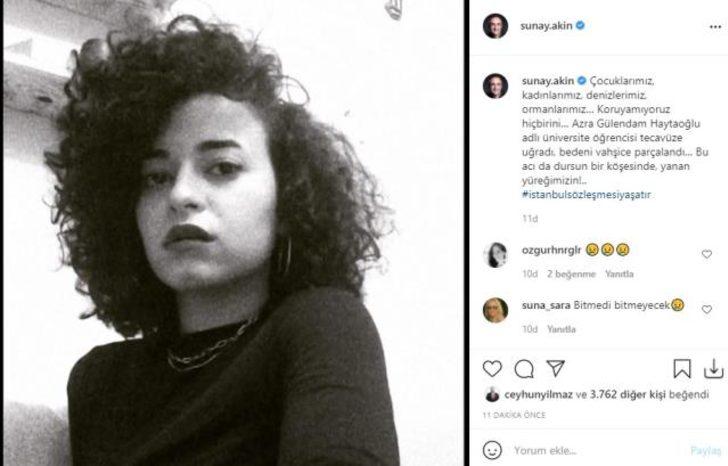 Ünlü isimler vahşice katledilen Azra Gülendam Haytaoğlu'nun ardından isyan etti G2