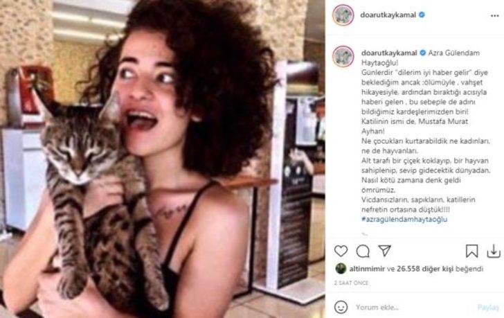 Ünlü isimler vahşice katledilen Azra Gülendam Haytaoğlu'nun ardından isyan etti G3