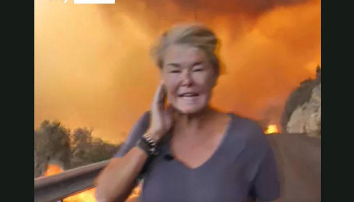 Türkiye'deki orman yangınları dünya medyasında! Muhabir alevlerin arasına daldı