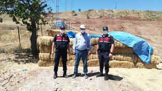 Kırıkkale'de çalınan saman balyaları Çankırı'da bulundu