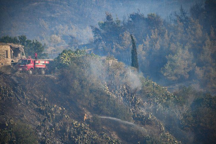 GÜNCELLEME 3 - Adana'da tarlada başlayıp ormanlık alana sıçrayan yangın kontrol altında G4