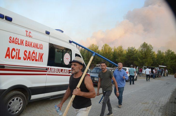 GÜNCELLEME - Aydın’da çıkan orman yangınına müdahale sürüyor G3