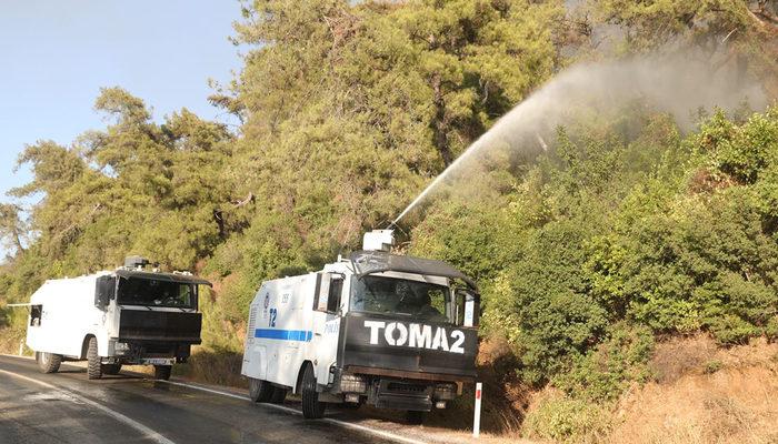 Yangınlarda TOMA'lar kullanılıyor mu? EGM'den açıklama