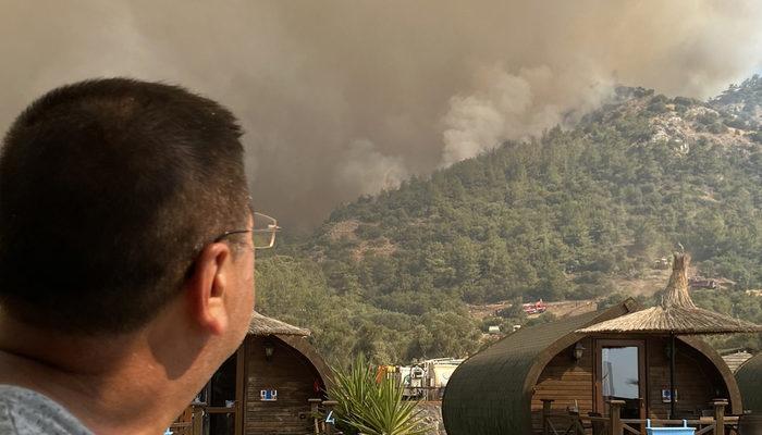 Milas'taki orman yangını! Başkan Muhammet Tokat 
