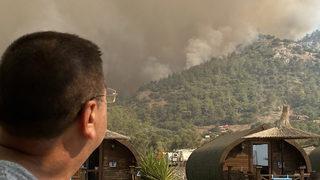 Milas'taki orman yangını! Başkan Muhammet Tokat Eyvah diyerek kötü haberi paylaştı