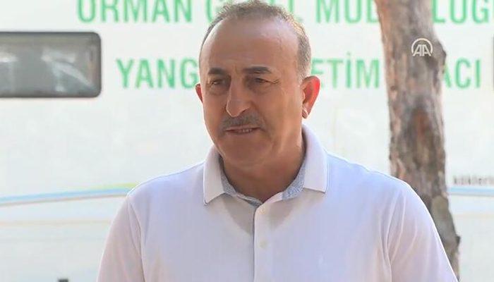 Bakan Çavuşoğlu, yangınlarda son durumu açıkladı: Bugün ve yarın kritik