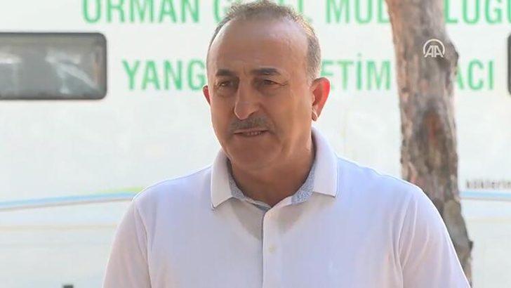 Bakan Çavuşoğlu, yangınlarda son durumu açıkladı: Bugün ve yarın kritik