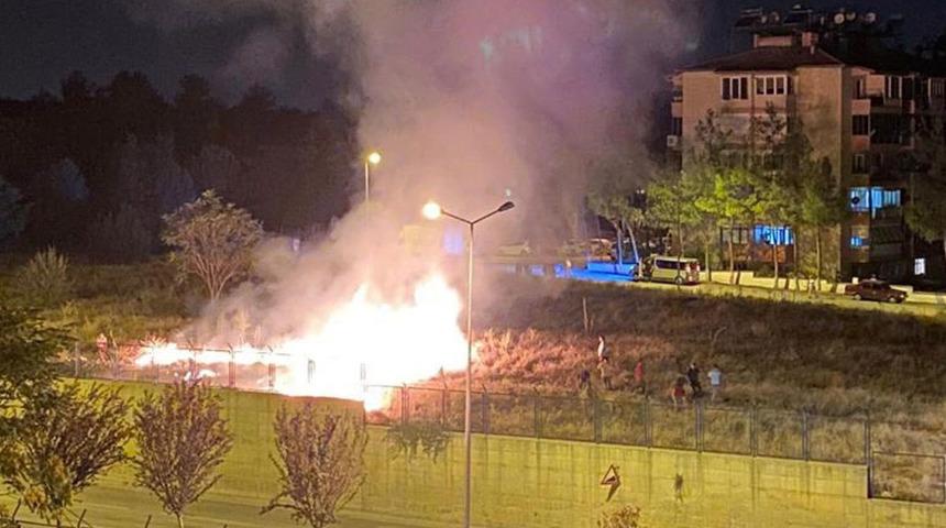 Denizli'de yangın çıkarmaya çalıştığı öne sürülen şüpheli tutuklandı