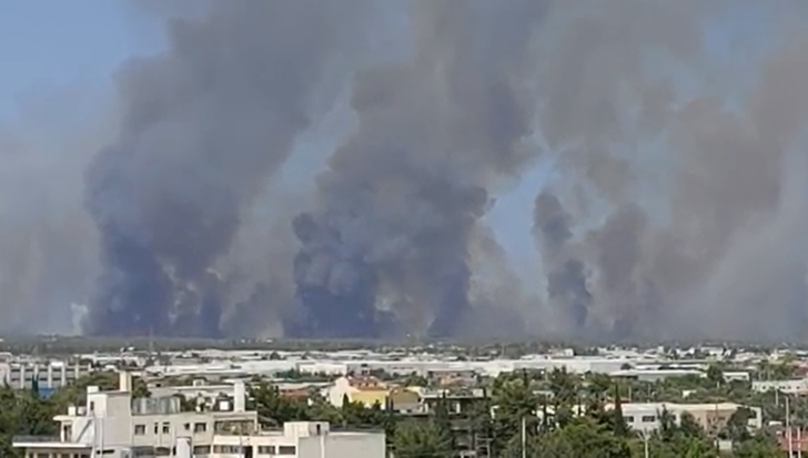 Atina’daki yangın kontrol altına alındı: 12 bin 500 dönüm alan küle döndü G3