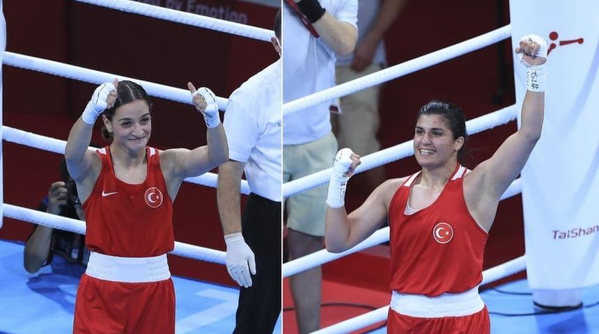 Tokyo 2020: Buse Naz &Ccedil;akıroğlu ve Busenaz S&uuml;rmeneli boksta finale y&uuml;kseldi