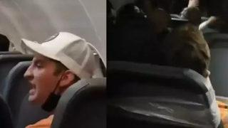 Çareyi bantlamakta buldular! Yarı çıplak dolaştı, kabin görevlilerini taciz etti