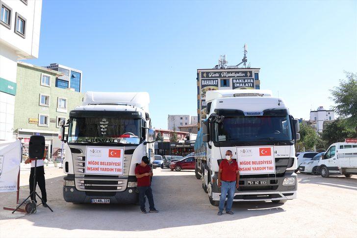 Niğde'den Manavgat'a 2 tır yardım gönderildi G1