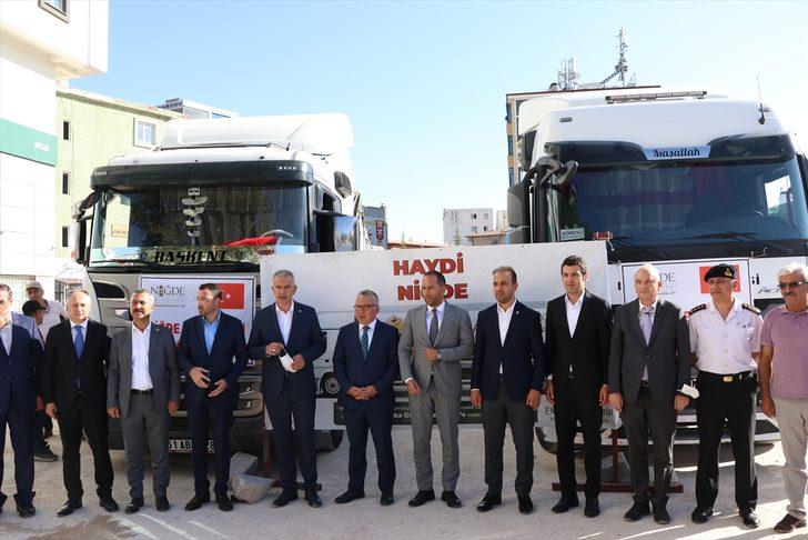 Niğde'den Manavgat'a 2 tır yardım gönderildi G3