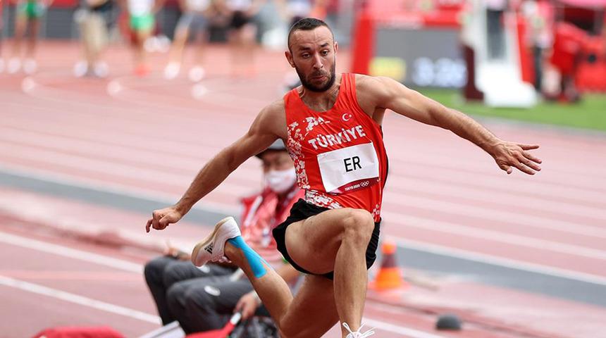 Üç adım atlamada Necati Er, olimpiyatı 6'ncı tamamladı
