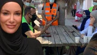 Yangın bölgesinde olan Gamze Özçelik'ten duygulandıran paylaşım! Ağlama krizlerine girdiğimi...