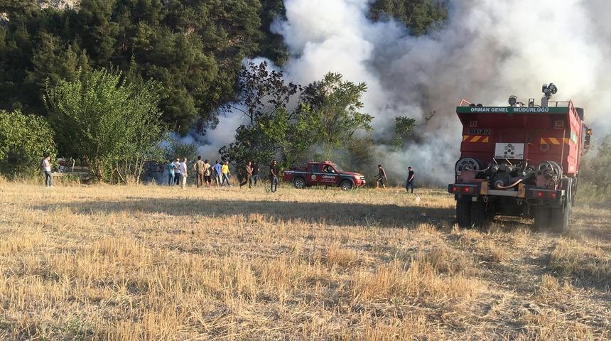 Bilecik'te bağ evinde çıkan yangın söndürüldü