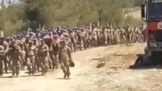 Hatay yangını söndürüldü! Mehmetçik marş eşliğinde kışlaya döndü