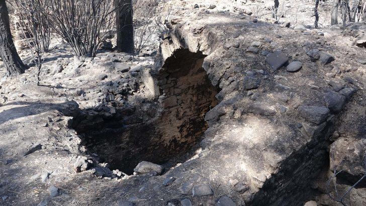 Manavgat'taki yangında Lyrbe Antik Kenti büyük zarar gördü G5