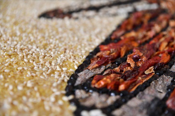 Gaziantep'in yöresel lezzetlerine mozaik sanatçısının eli değdi G2