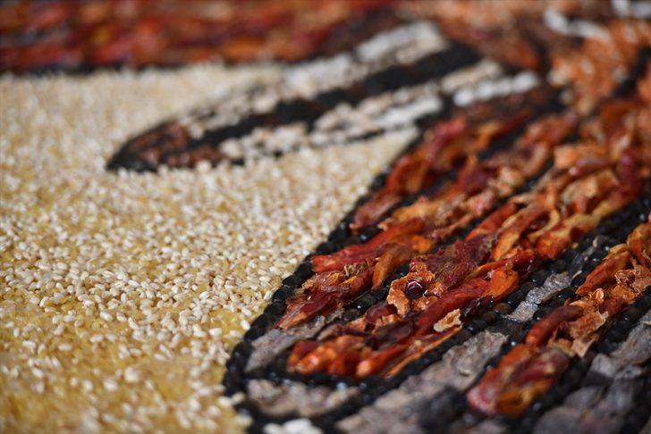 Gaziantep'in yöresel lezzetlerine mozaik sanatçısının eli değdi G5