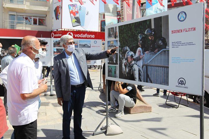 Medya-İş, Van'da AA'nın fotoğraflarından oluşan "Direnen Filistin" konulu sergi açtı G1