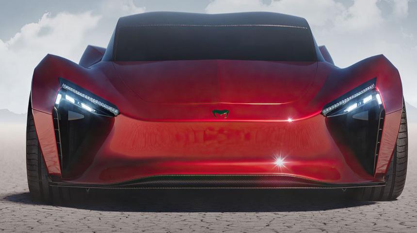 Hindistan'ın yeni hiper otomobili Mean Metal Motors Azani'nin örtüsü kaldırıldı