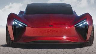 Hindistan'ın yeni hiper otomobili Mean Metal Motors Azani'nin örtüsü kaldırıldı