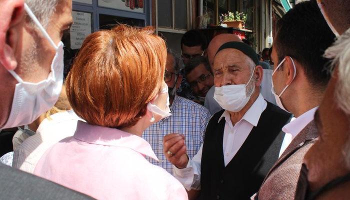 Akşener'den, tepki gösteren vatandaşa: Haram olsun hepinize