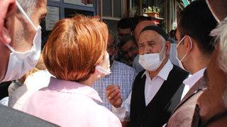 Akşener'den, tepki gösteren vatandaşa: Haram olsun hepinize