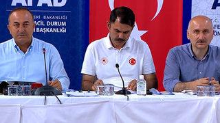 Son Dakika: Bakanlar, Antalya'da yangınla ilgili son gelişmeleri paylaştı