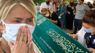 Yonca Evcimik'in annesi son yolculuğuna uğurlandı 