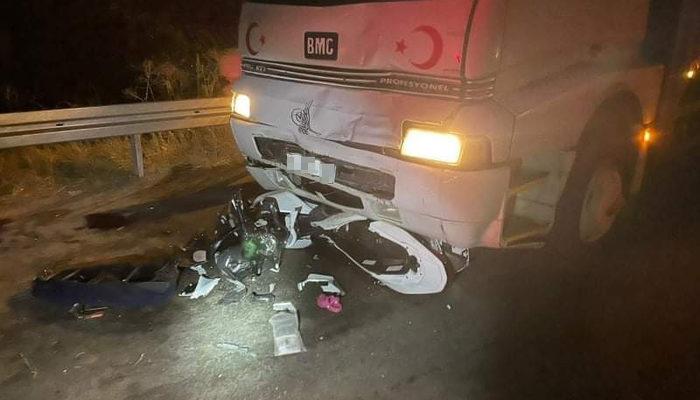 İzmir’de feci kaza! Motosiklet ile kamyon çarpıştı: Baba ile kızı hayatını kaybetti