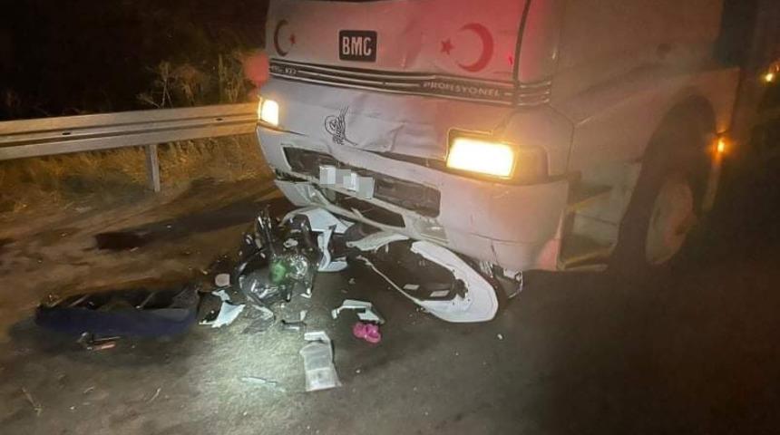 İzmir’de feci kaza! Motosiklet ile kamyon çarpıştı: Baba ile kızı hayatını kaybetti