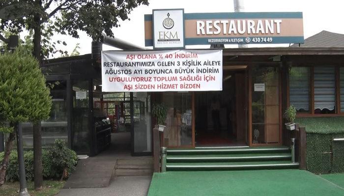 Dikkat çeken uygulama! Aşı olanlara restoranda yüzde 40 indirim