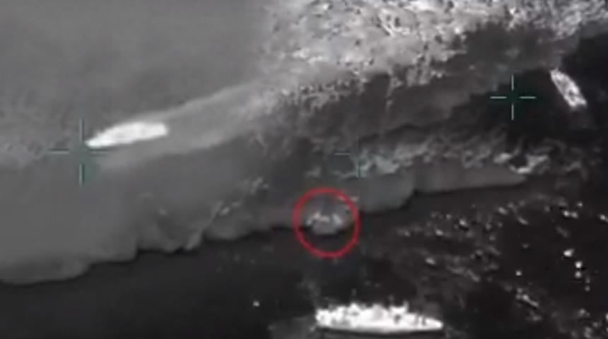 İHA görüntüledi! Yunanistan göçmenleri ölüme böyle terk etti