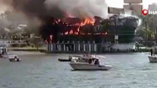 Nil Nehri'ndeki teknede korku dolu anlar! Yolcular tahliye edildi