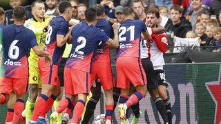 Feyenoord - Atletico Madrid maçında kavga çıktı! Orkun Kökçü yaralandı