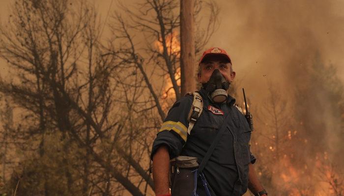 Yunanistan'daki orman yangınında son durum! Kontrolden çıktı