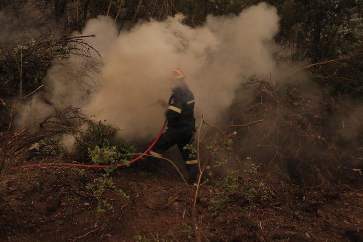 Yunanistan'daki orman yangınında son durum! Kontrolden çıktı G2