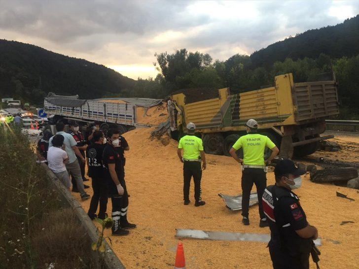 Anadolu Otoyolu'nda zincirleme trafik kazası: 1 ölü, 1 yaralı G4