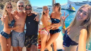 Şeyma Subaşı, annesi, babası ve Mısırlı sevgilisiyle tekne tatilinde! 