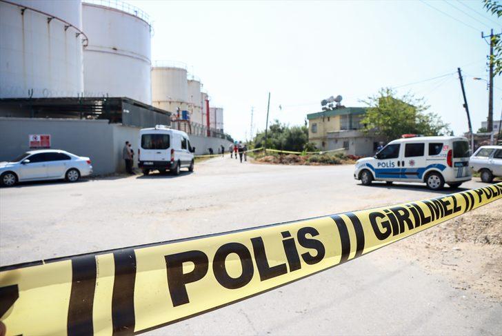 Mersin'de bir petrol depolama tesisinin boş tankında patlama G4