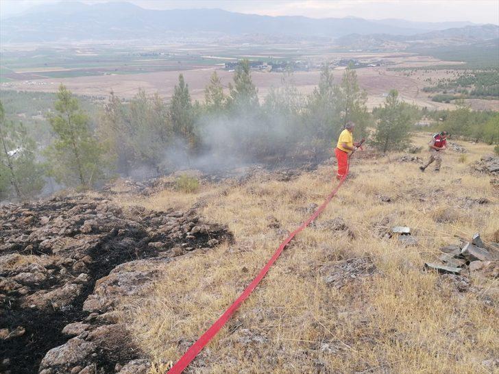 Gaziantep’te ormanlık alanda yıldırım düşmesi sonucu çıkan yangın söndürüldü G1