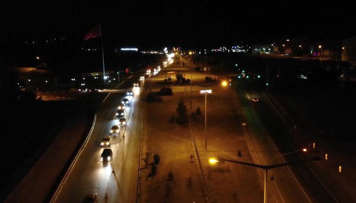 43 ilin geçiş güzergâhında gece yarısı otobüs denetimi