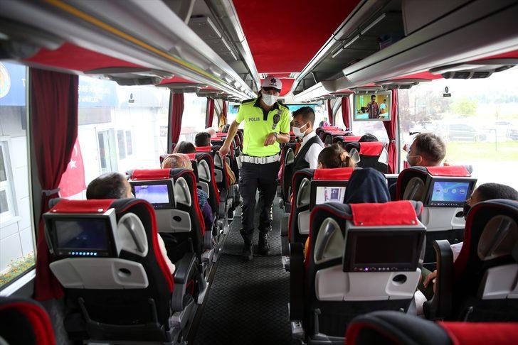 Kayseri'de yolcu otobüsleri denetlendi G3