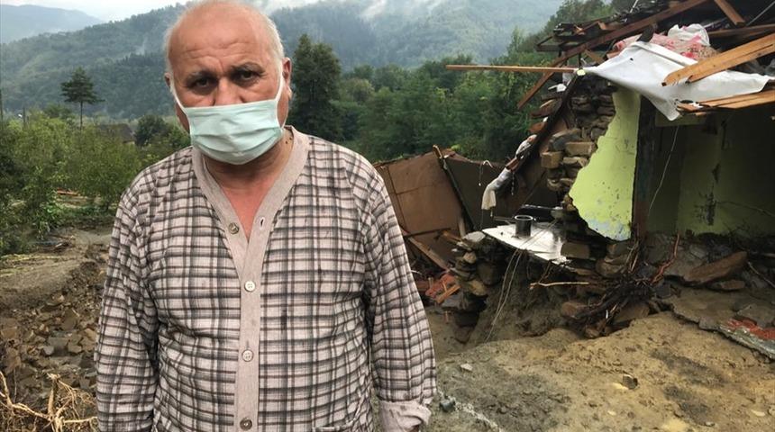 Bartın'da sele kapılan yaşlı kadının oğlu Abdurrahman Ünal, yaşadıklarını anlattı: